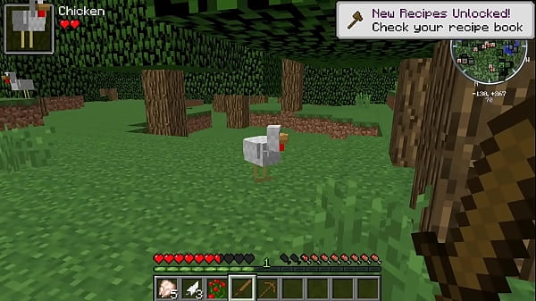 Filme de zumbi no minecraft